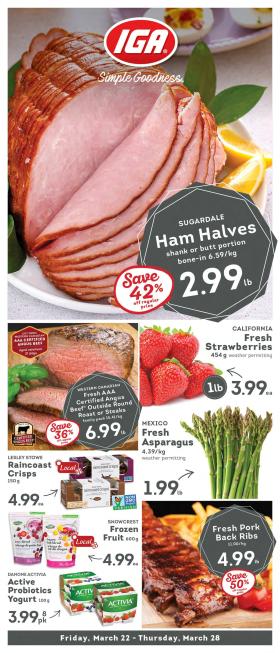 IGA Simple Goodness - Weekly Deals