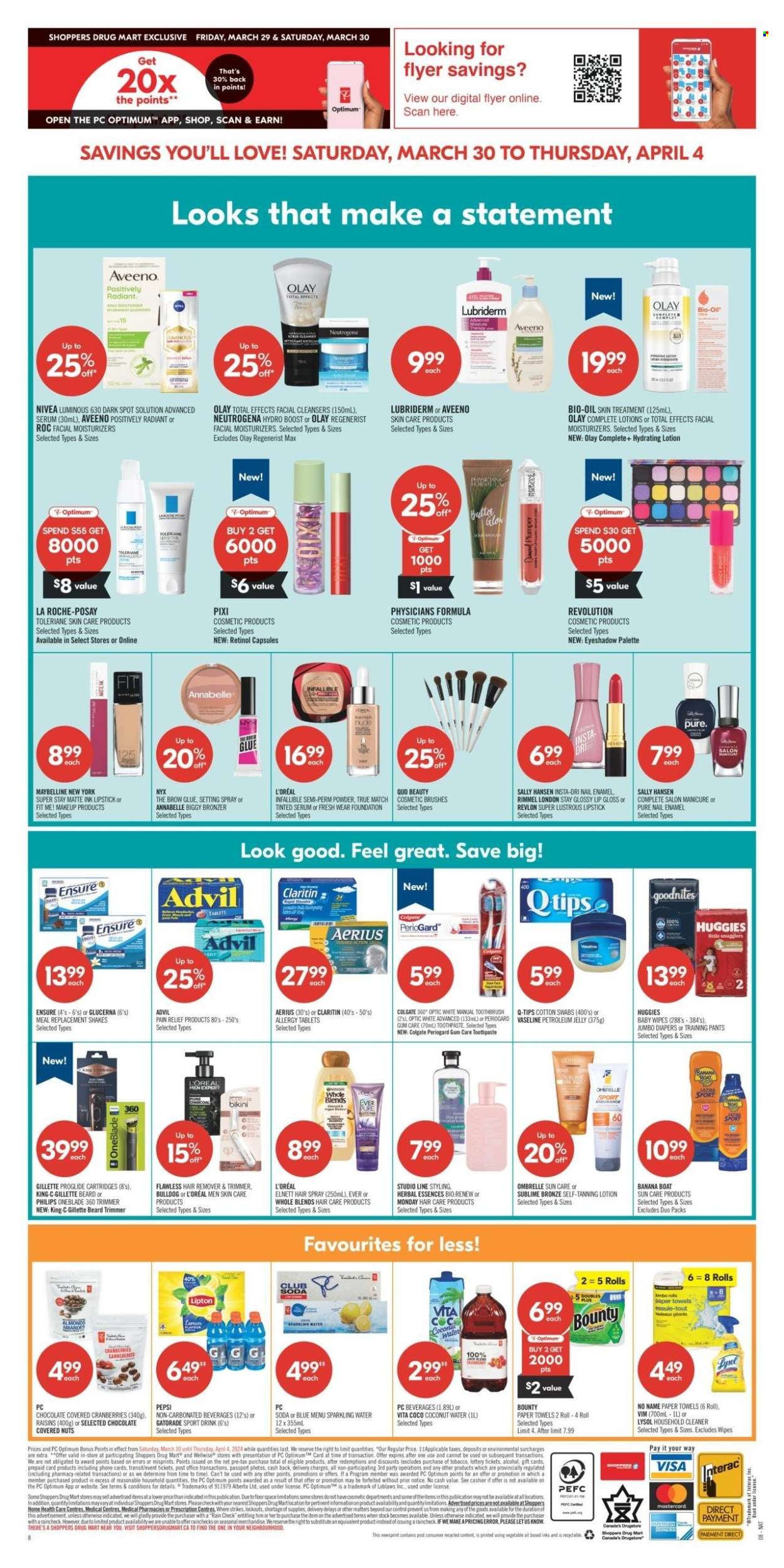 Circulaire Shoppers Drug Mart  - 30 Mars 2024 - 04 Avril 2024.