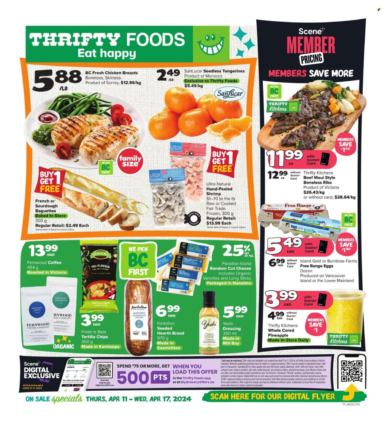 Circulaire Thrifty Foods  - 11 Avril 2024 - 17 Avril 2024.