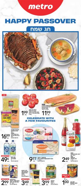 Metro - Passover Digital Specialty Flyer