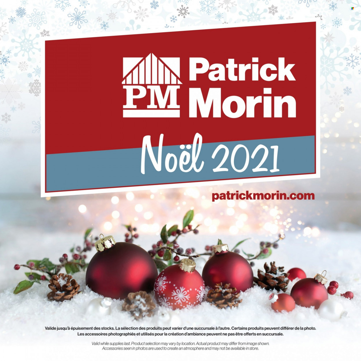 Circulaire Patrick Morin  - 18 Novembre 2021 - 31 Décembre 2021.