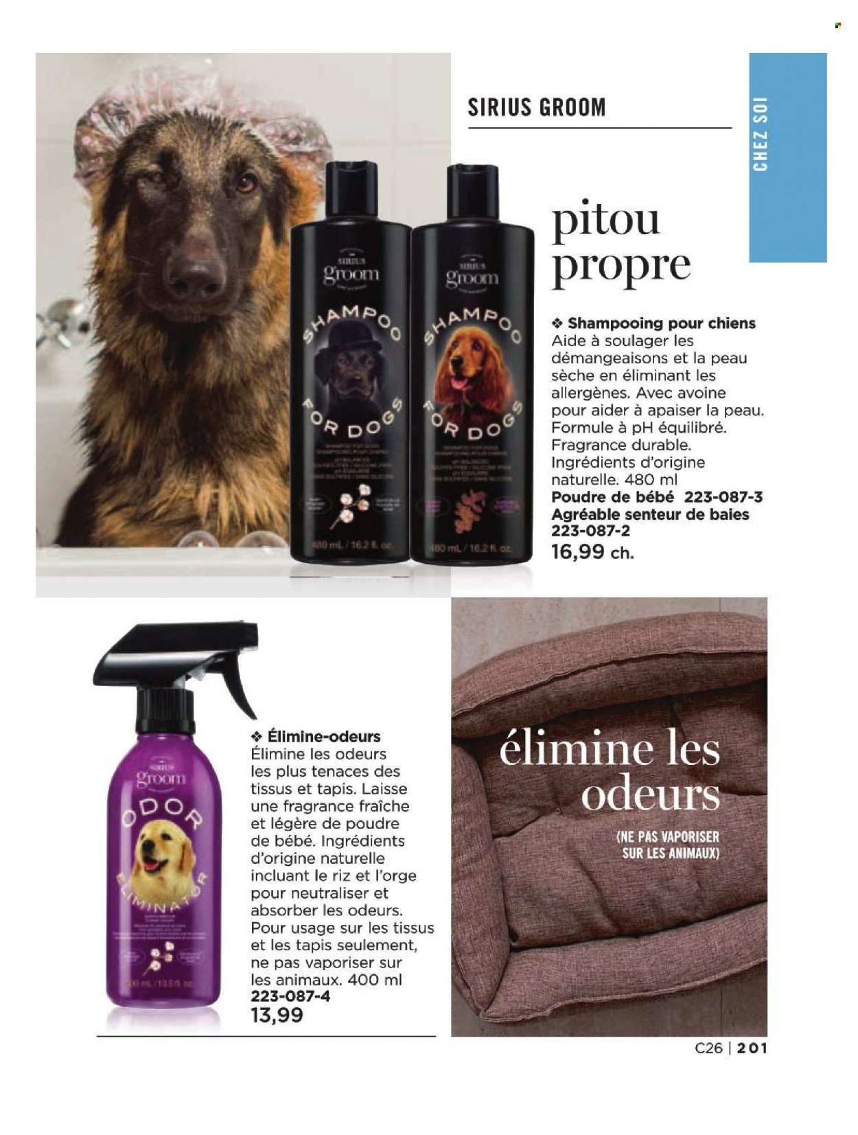 Circulaire Avon . Page 201.
