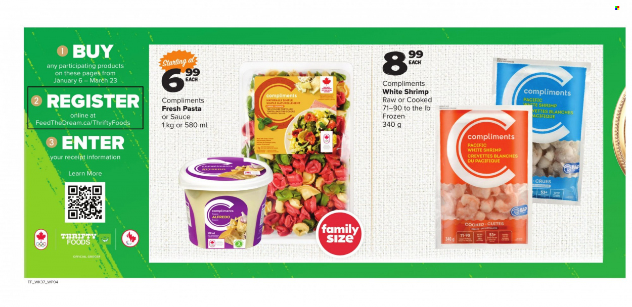 Circulaire Thrifty Foods  - 06 Janvier 2022 - 23 Mars 2022.