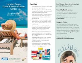 London Drugs - Travel Clinics Brochures