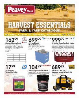 Peavey Mart - Harvest Catalogue