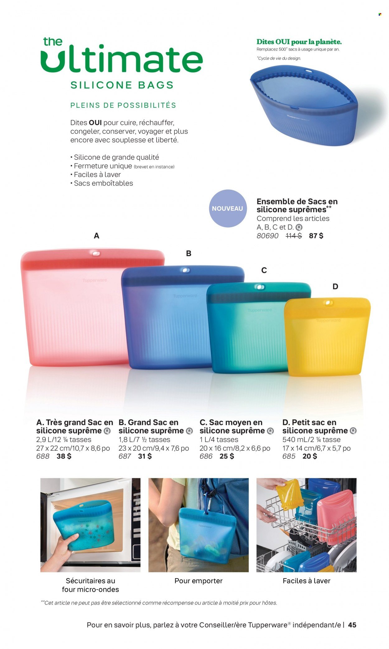 Circulaire Tupperware . Page 45.