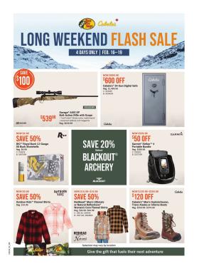 Bass Pro Shops - Long Weekend Flash Sale