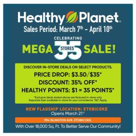 Healthy Planet - Weekly Ad