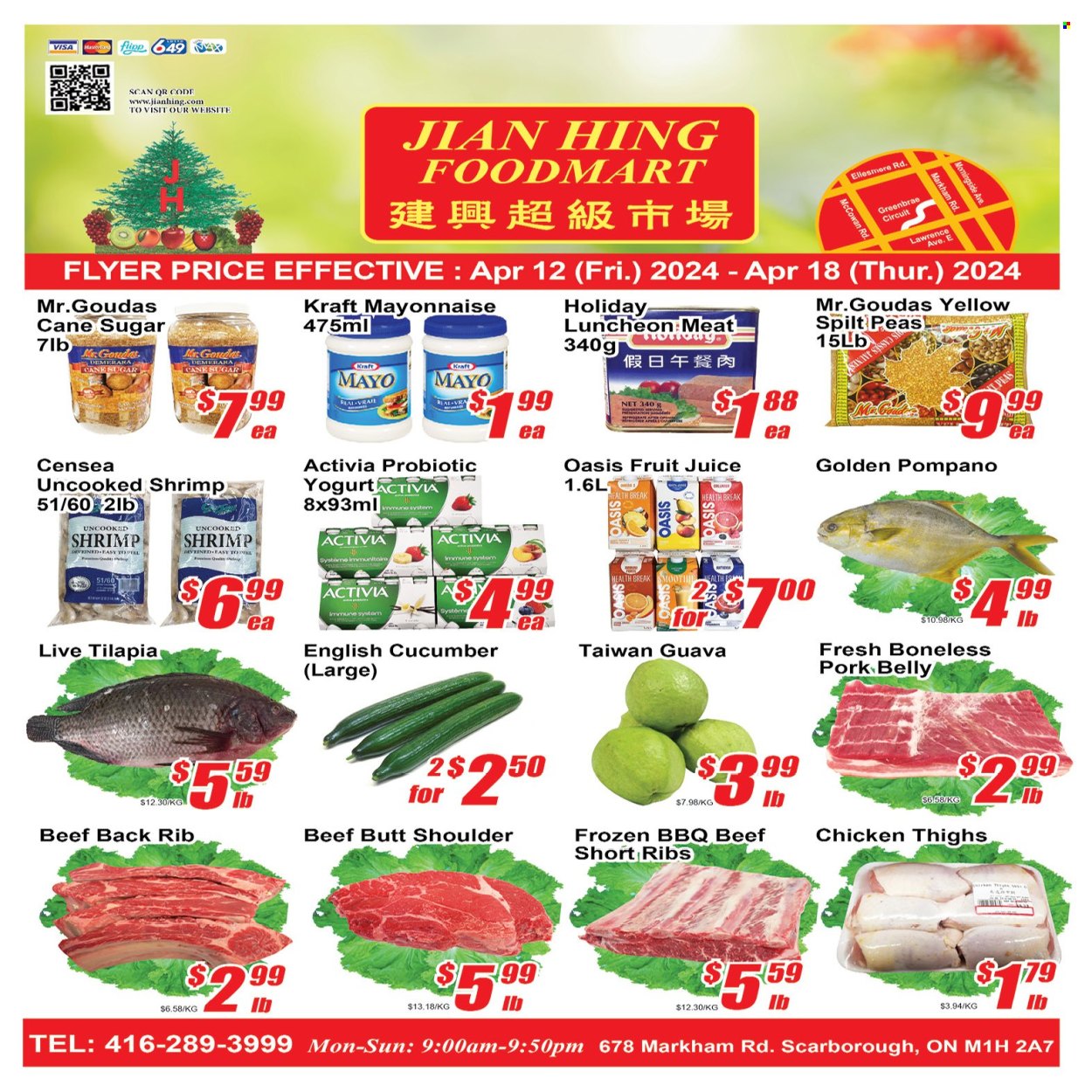 Circulaire Jian Hing Supermarket  - 12 Avril 2024 - 18 Avril 2024.