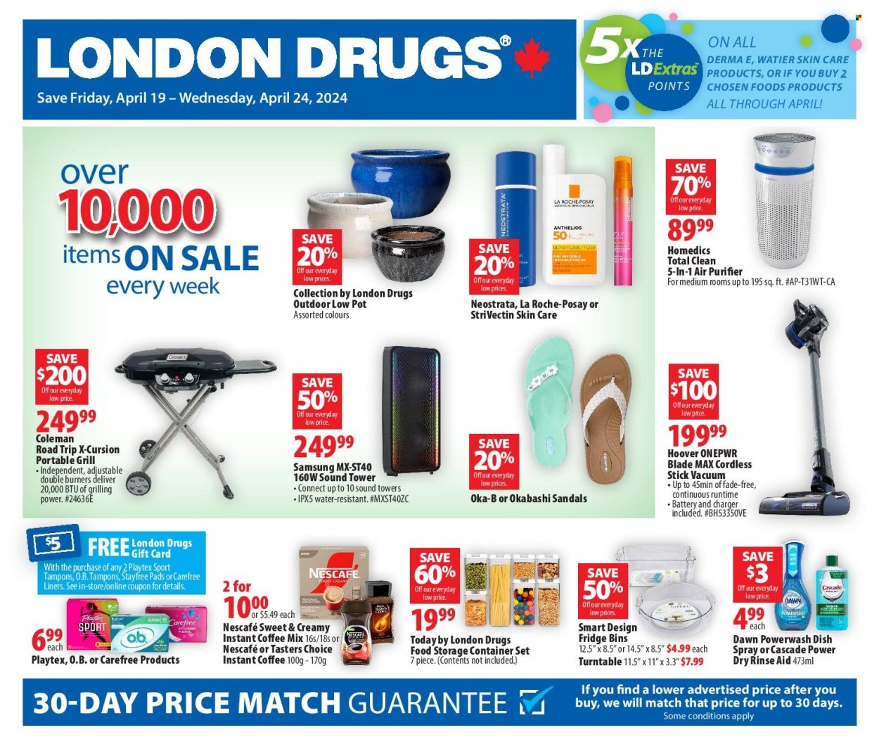 Circulaire London Drugs  - 19 Avril 2024 - 24 Avril 2024.