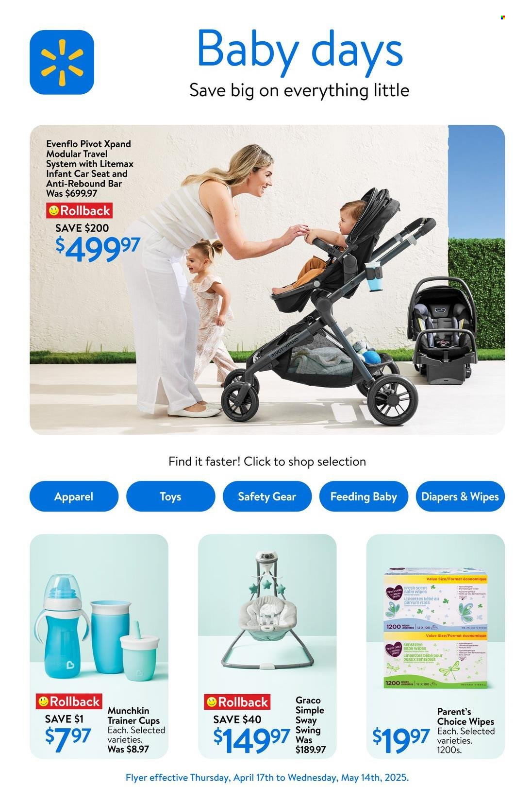 Circulaire Walmart  - 17 Avril 2025 - 14 Mai 2025.