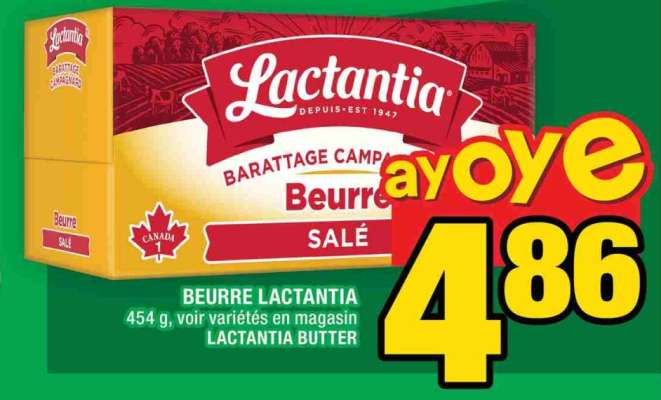 BEURRE LACTANTIA