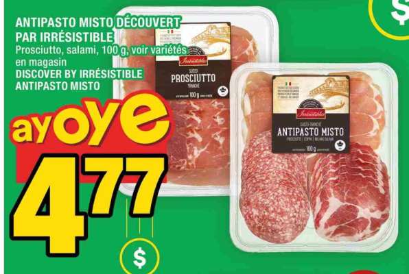ANTIPASTO MISTO DÉCOUVERT PAR IRRÉSISTIBLE