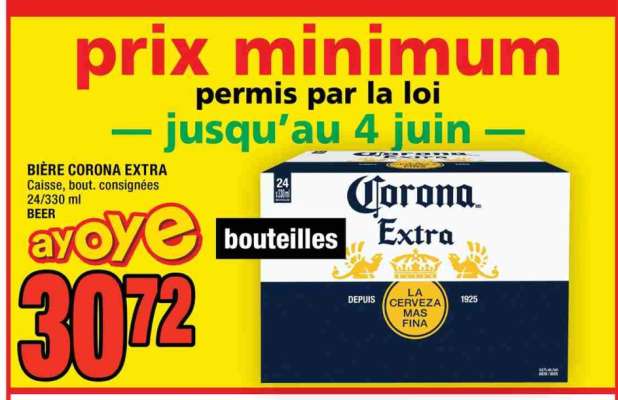 BIÈRE CORONA EXTRA