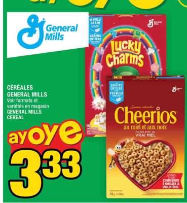 CÉRÉALES GENERAL MILLS