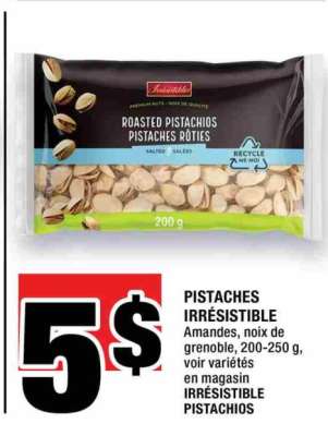 PISTACHES IRRÉSISTIBLE
