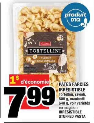 PÂTES FARCIÈS IRRÉSISTIBLE
