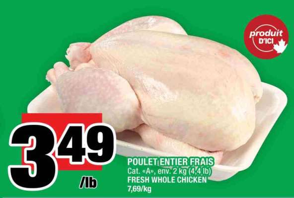 FRESH WHOLE CHICKEN