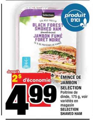 ÉMINCÉ DE JAMBON SELECTION