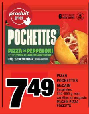 PIZZA POCHETTES MCCAIN