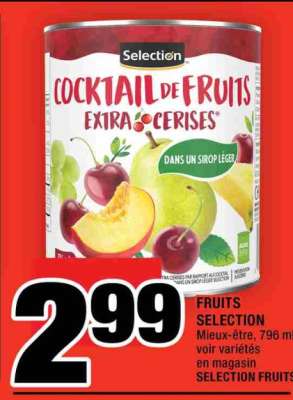 COCKTAIL DE FRUITS EXTRA CERISES