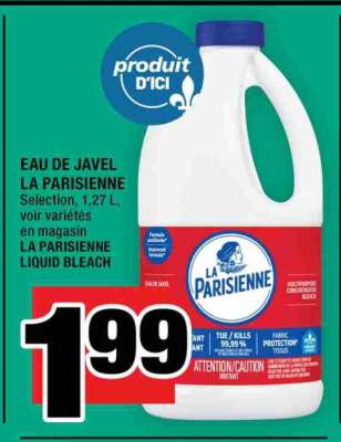 EAU DE JAVEL LA PARISIENNE