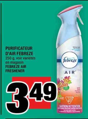PURIFICATEUR D'AIR FEBREZE