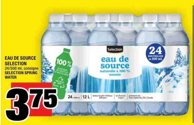 EAU DE SOURCE SELECTION