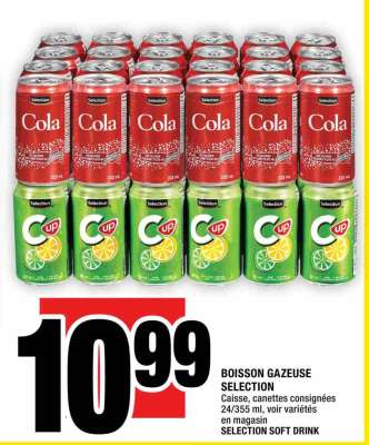 BOISSON GAZEUSE SELECTION