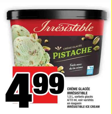 CRÈME GLACÉE IRRÉSISTIBLE