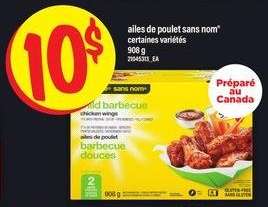 Ailes de Poulet Sans Nom