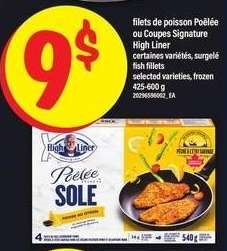 High Liner Poêlée Sole