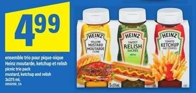 HEINZ PICNIC TRIO PACK
