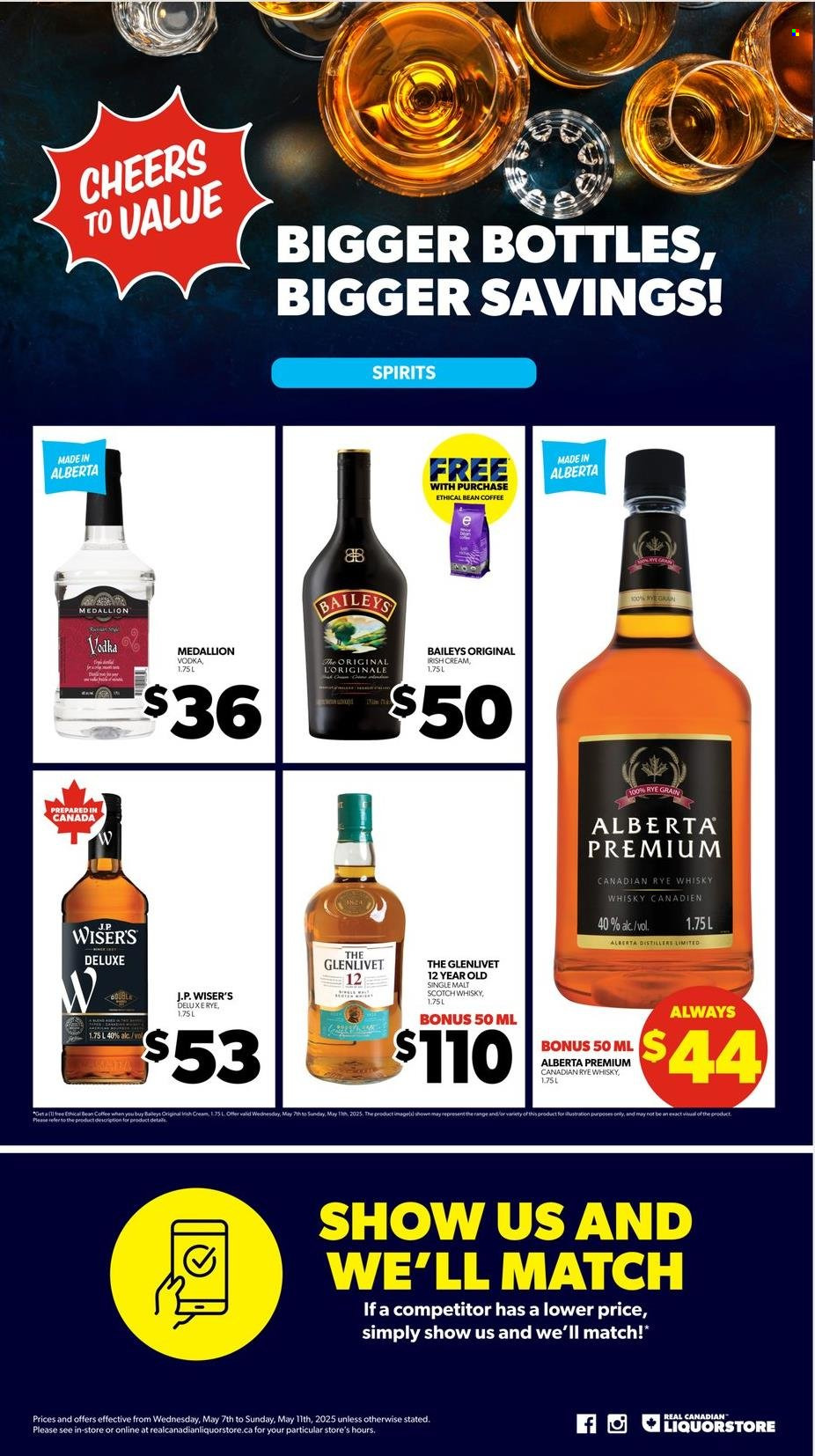 Circulaire Real Canadian Liquorstore  - 07 Mai 2025 - 11 Mai 2025.