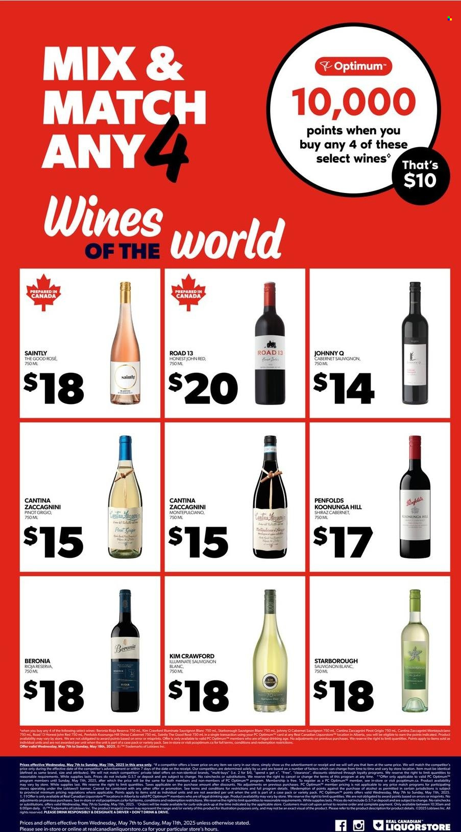 Circulaire Real Canadian Liquorstore  - 07 Mai 2025 - 11 Mai 2025.