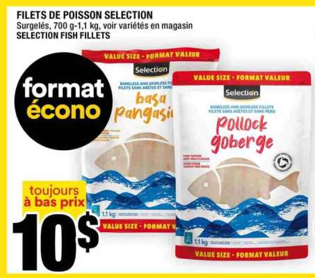 FILETS DE POISSON SELECTION