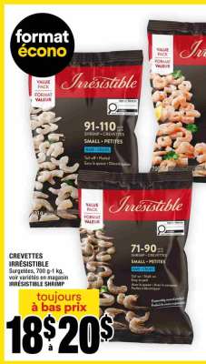 CREVETTES IRRÉSISTIBLE