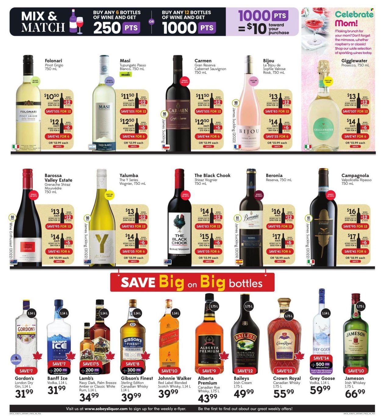 Circulaire Sobeys Liquor  - 08 Mai 2025 - 14 Mai 2025.