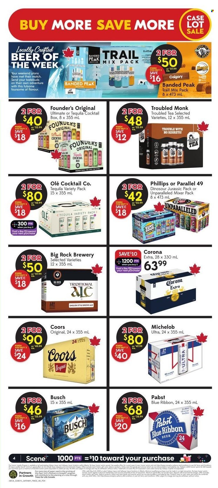 Circulaire Sobeys Liquor  - 08 Mai 2025 - 14 Mai 2025.