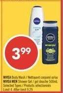 NIVEA Body Wash / NIVEA MEN Shower Gel