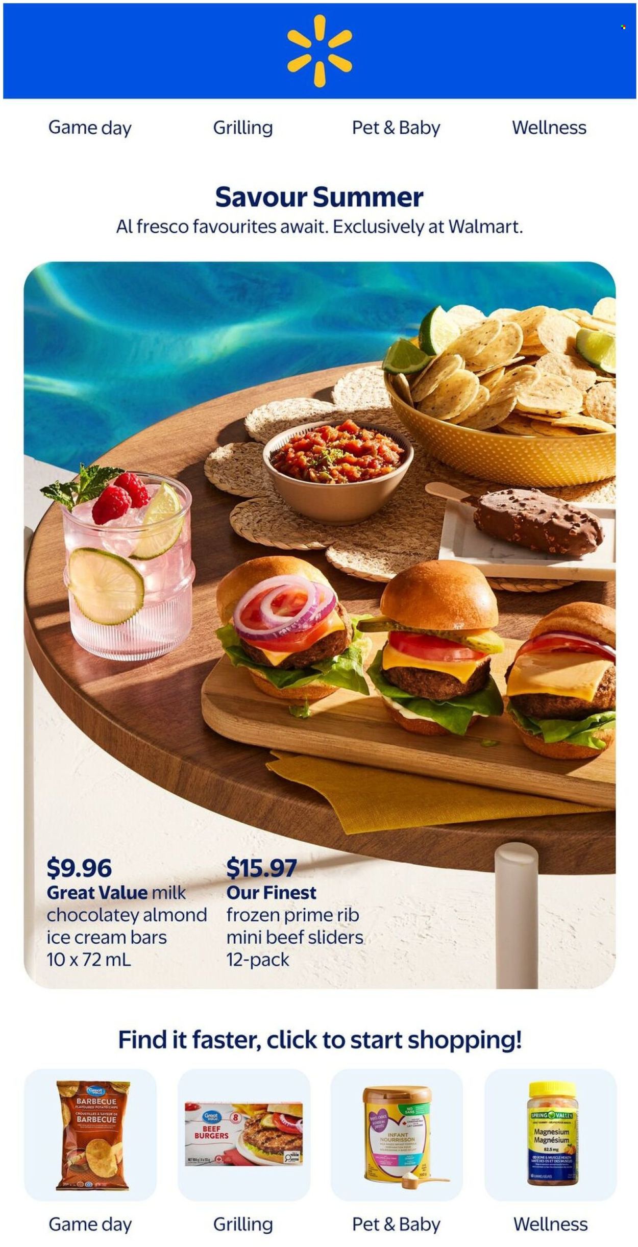 Circulaire Walmart  - 02 Juillet 2026 - 29 Juillet 2026. Page 1