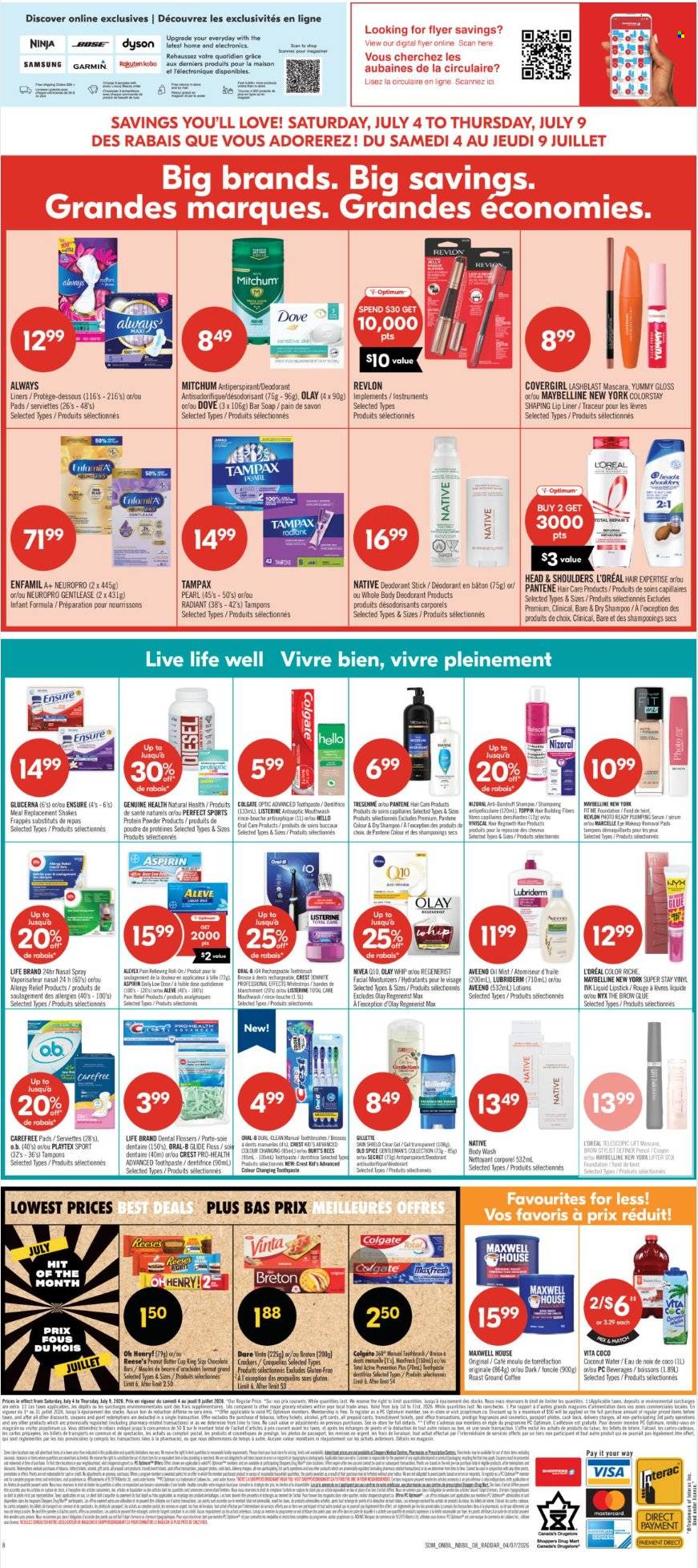Circulaire Shoppers Drug Mart  - 04 Juillet 2026 - 09 Juillet 2026. Page 15