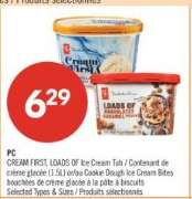 PC CREAM FIRST, LOADS OF Ice Cream Tub