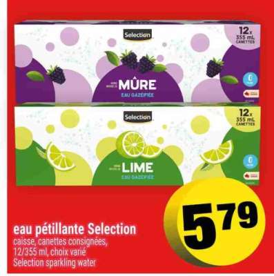 EAU PÉTILLANTE SELECTION