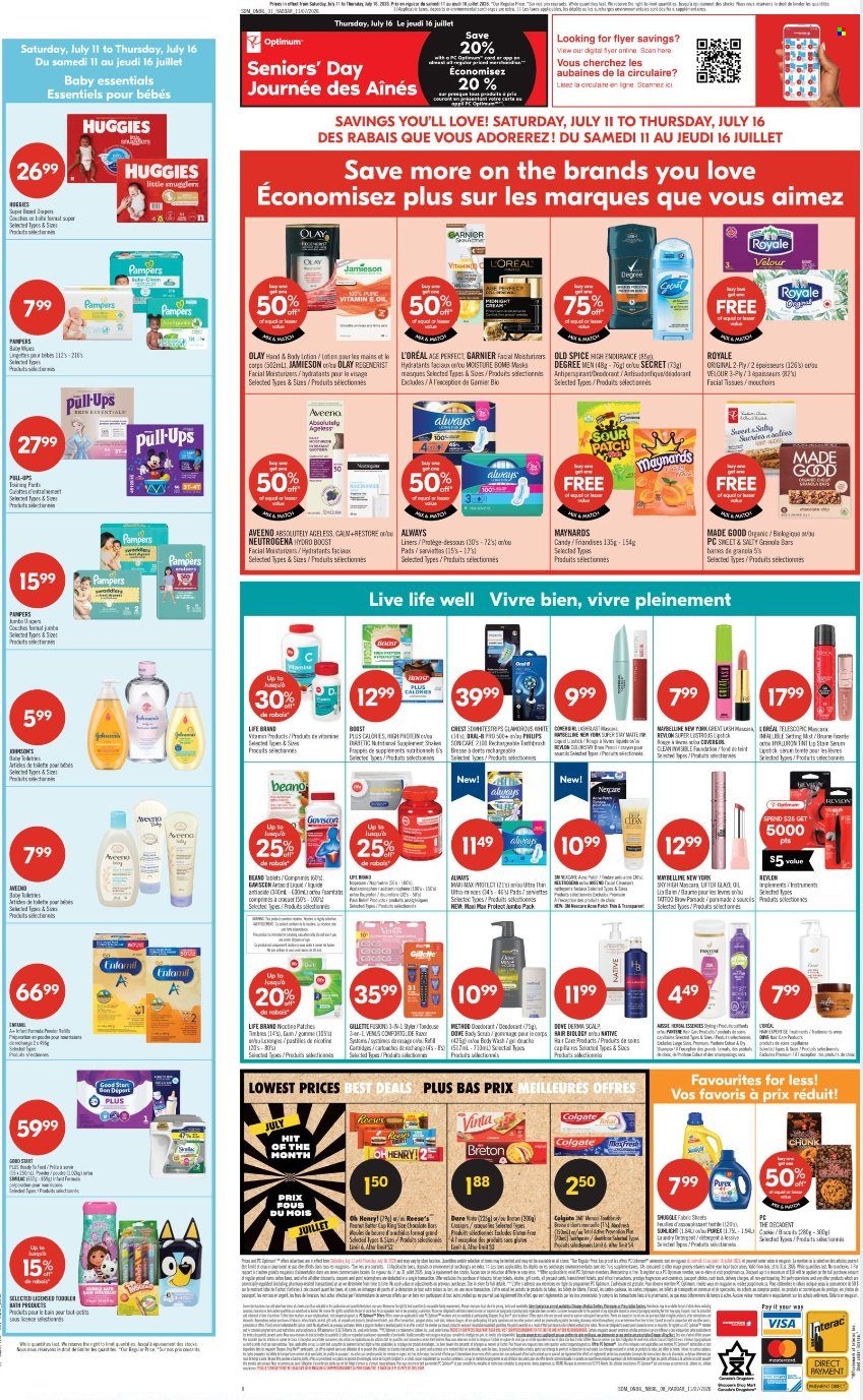 Circulaire Shoppers Drug Mart  - 11 Juillet 2026 - 16 Juillet 2026. Page 2