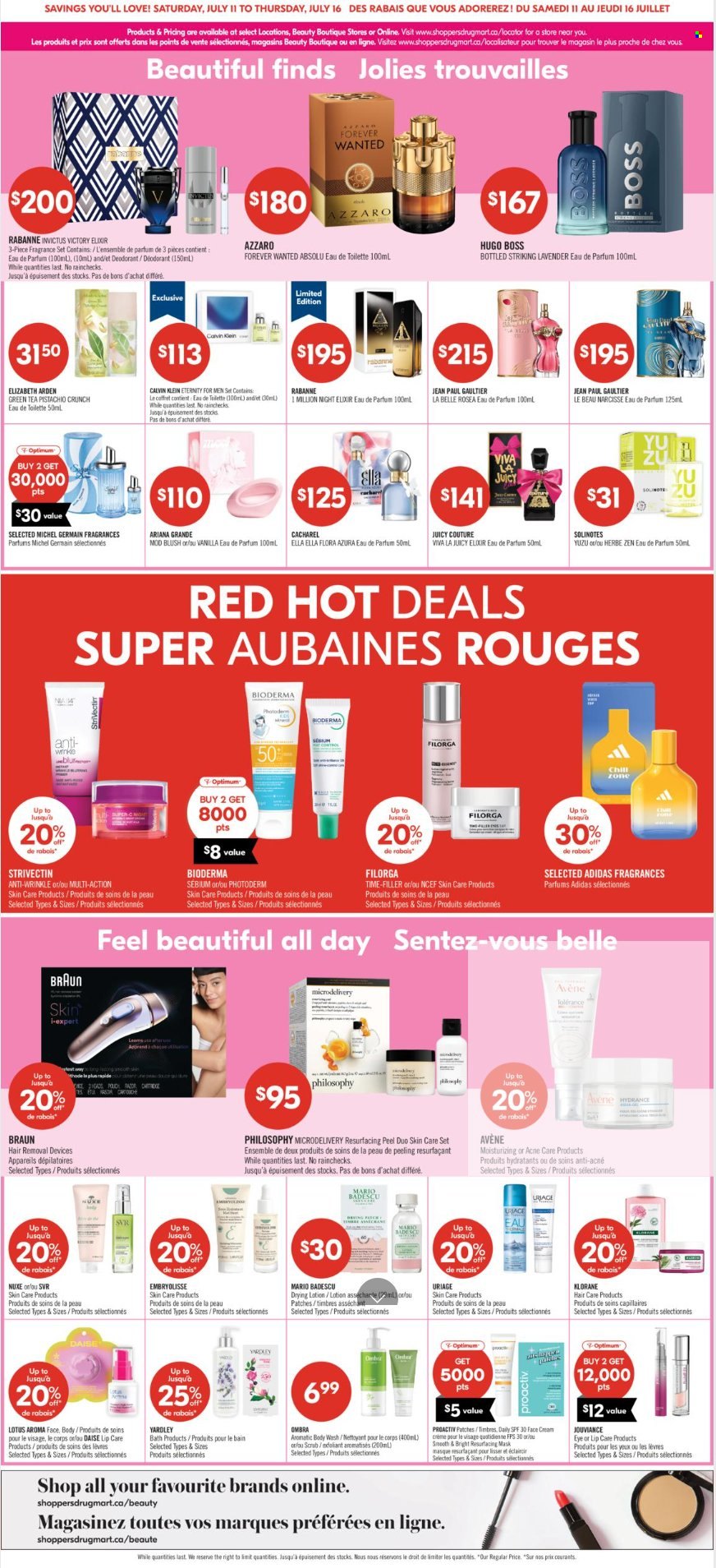 Circulaire Shoppers Drug Mart  - 11 Juillet 2026 - 16 Juillet 2026. Page 9