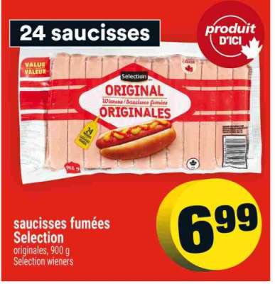 SAUCISSES FUMÉES SELECTION