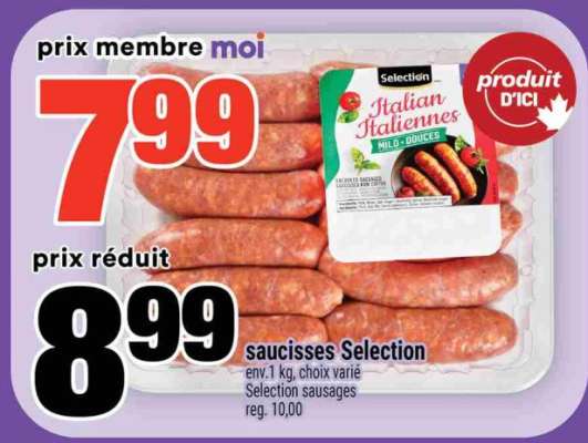 SAUCISSES SELECTION