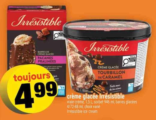 CRÈME GLACÉE IRRÉSISTIBLE