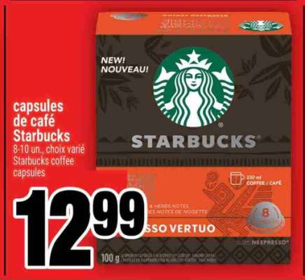 CAPSULES DE CAFÉ STARBUCKS